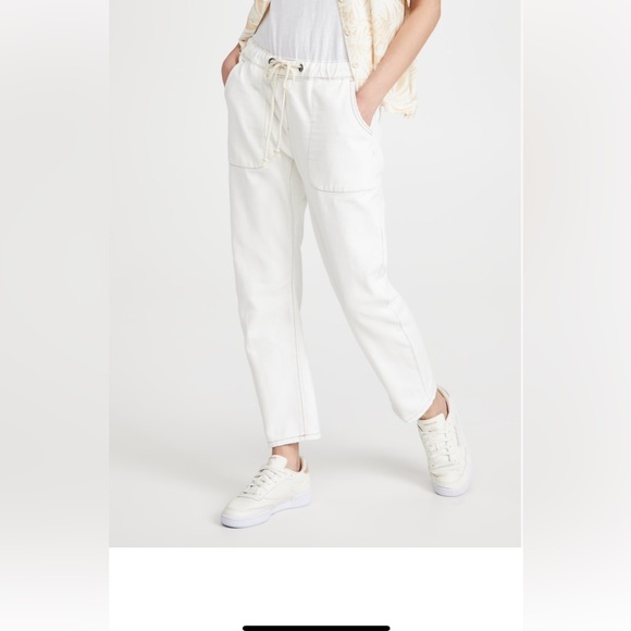 OneTeaspoon Shabbies ankle length denim w patch back pockets; 100% cotton - Picture 1 of 10